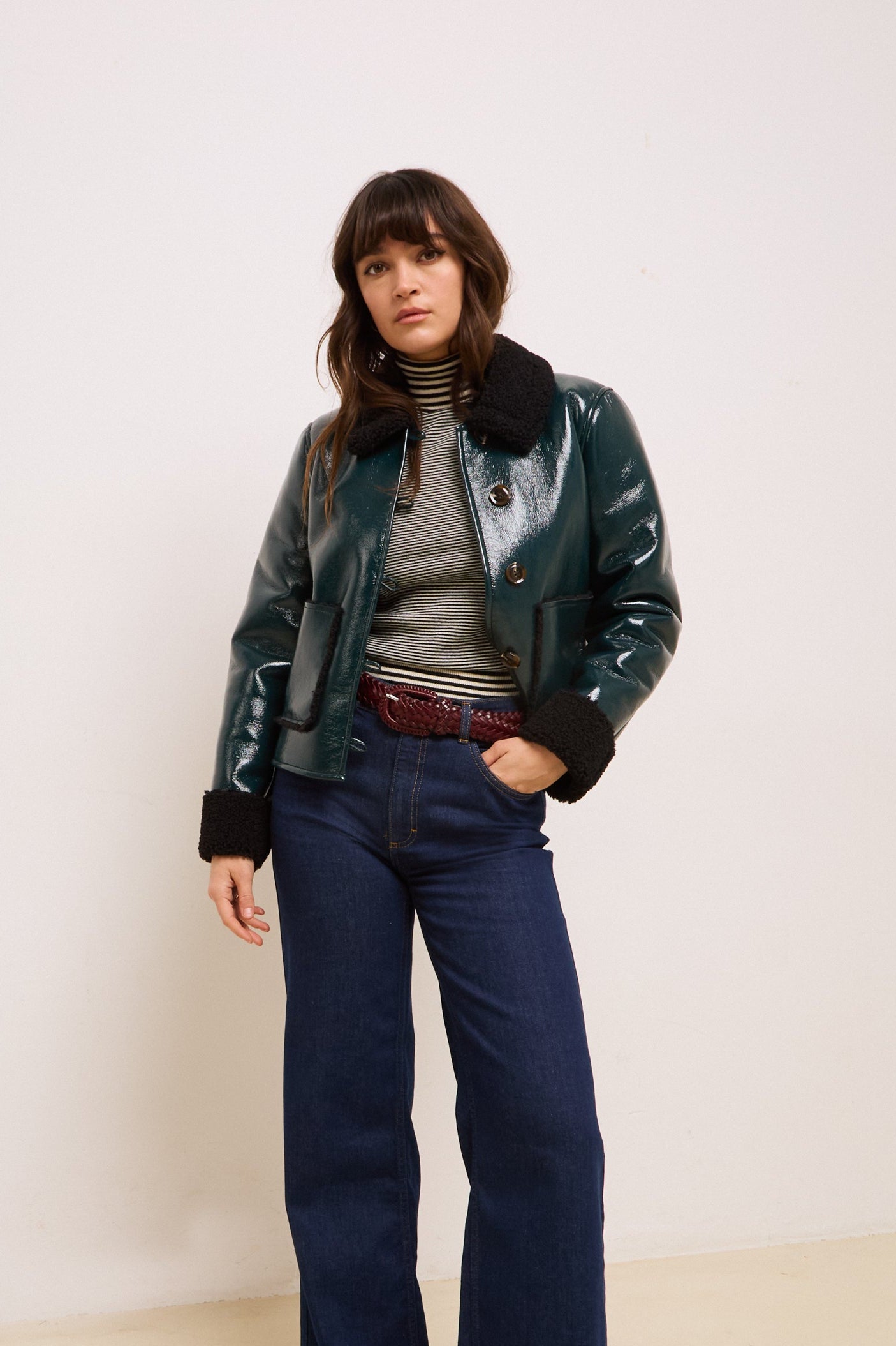 Dina Jacket Shine