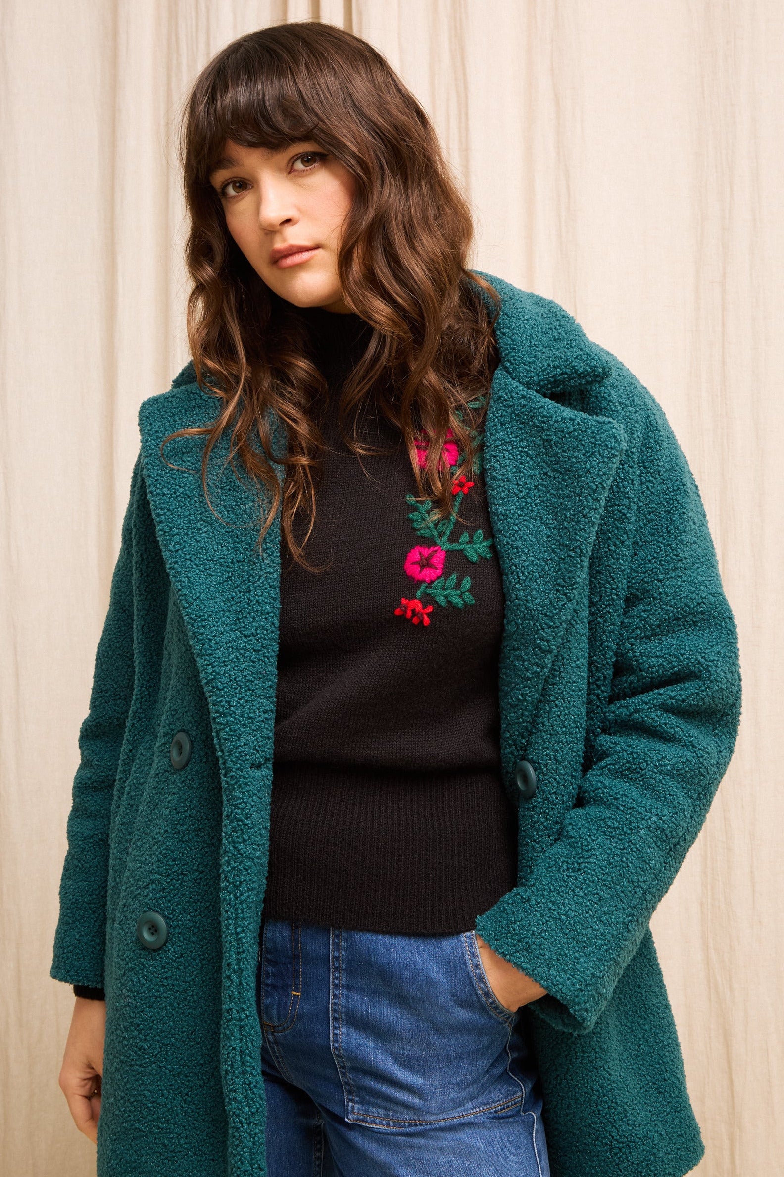 Amelie Coat Dexter Teddy