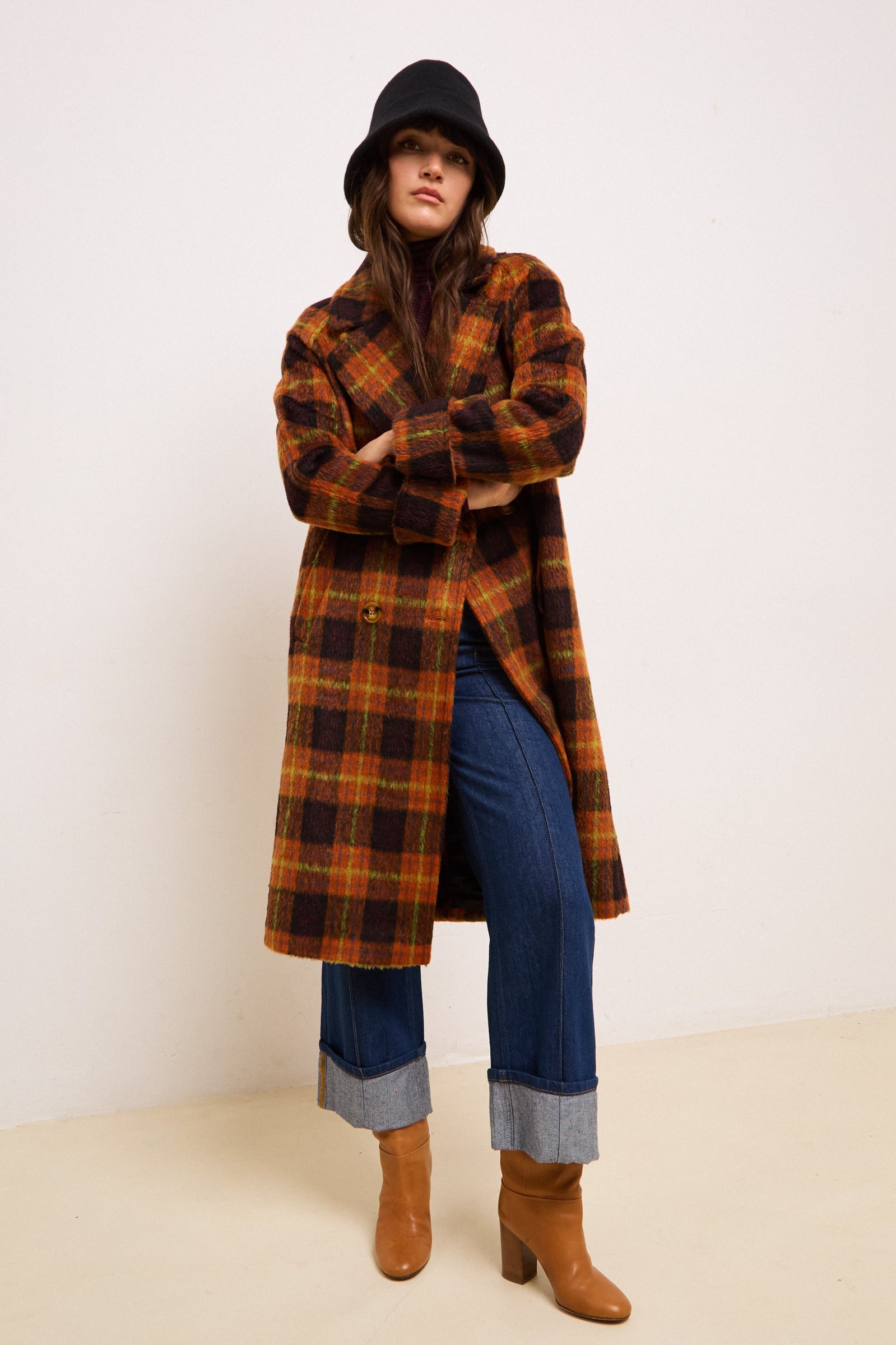 Amelie Coat Aloha Check