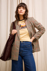 Tula Blazer Basso Check