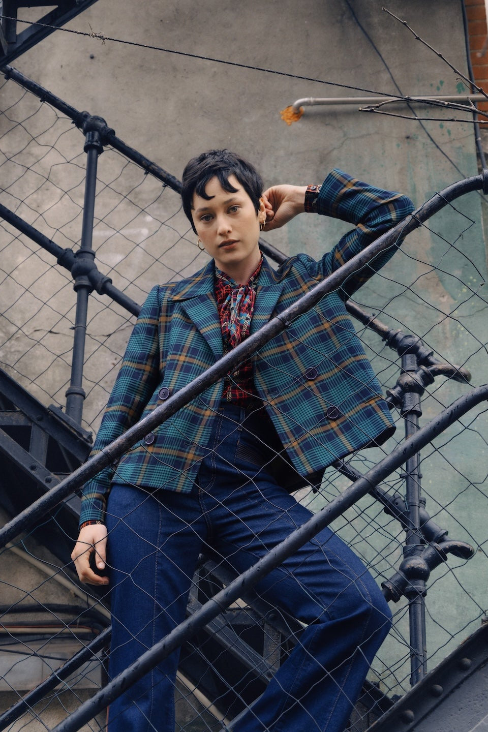 Pattie Coat Leeds Check